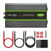 Qoltec 51923 grynos sinusinės bangos keitiklis Monolith | 3000 W | 6000 W | 24 V į 230 V | LCD