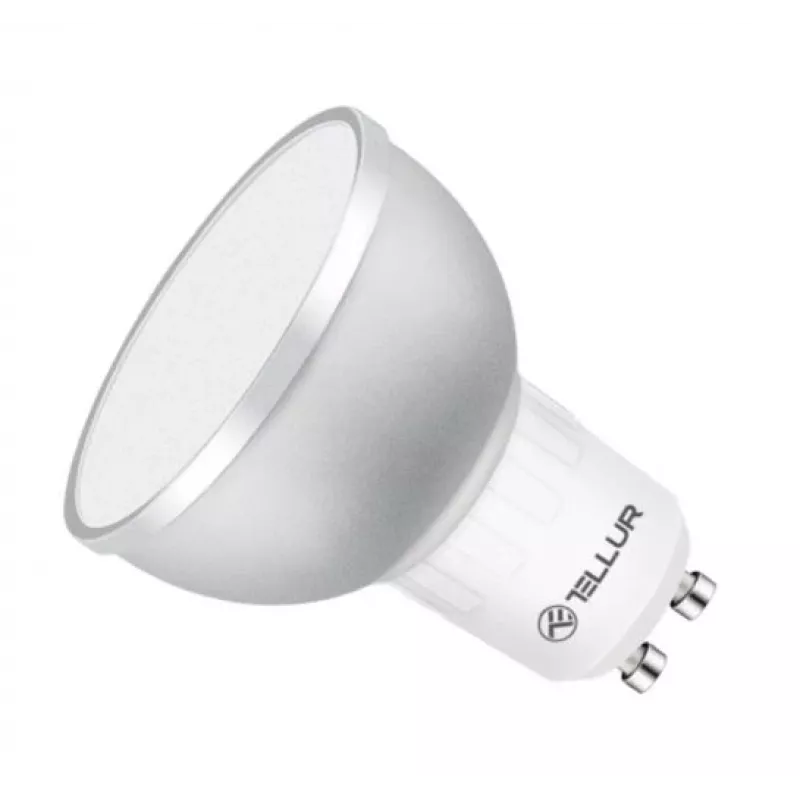 LED išmanioji lemputė Tellur GU10 5W RGB pritemdoma – GU10 lizdas, 5W, RGB, išmanusis valdymas