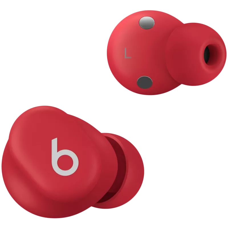 Beats Solo Buds – Tikri belaidžiai ausinukai – Skaidriai raudoni, modelis A3151 A3150 A3152