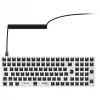 Sharkoon SKILLER SGK50 S2 White barebone klaviatūros rinkinys