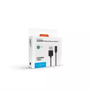 FIXED įkrovimo laidas, skirtas Xiaomi Mi Band 8 / 9 Pro / Active, USB-A, 1 m