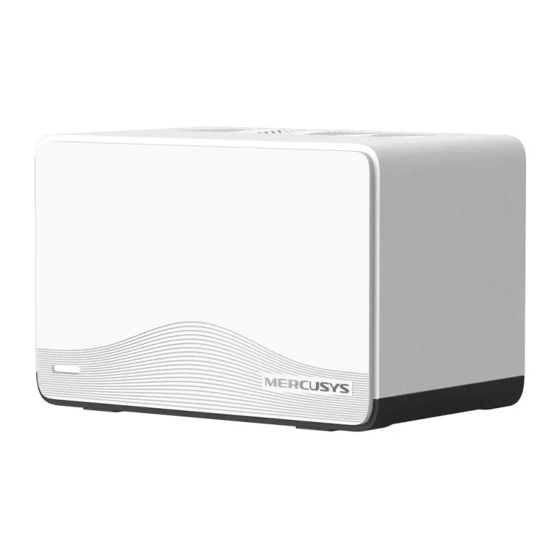 Tinklinė sistema MERCUSYS Halo H27BE (3 vnt.) Dviejų juostų 2,4/5 GHz Wi‑Fi 6, 3568 Mbps bendra sparta, 3x LAN prievadai, vidinės antenos, balta