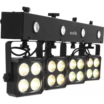 EUROLITE Akku KLS-180 180W RGB LED PAR apšvietimo sistema, maitinama baterijomis, PAR šviestuvas, įkraunamas