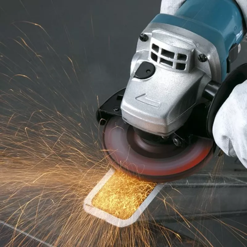 Makita 9558HNR kampinis šlifuoklis, 125 mm