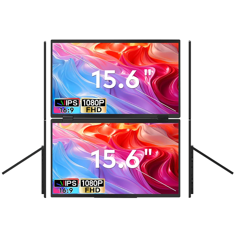 Extralink Smart Life itin lengvas 15.6 2 EKRANŲ monitorius nešiojamiesiems kompiuteriams T01