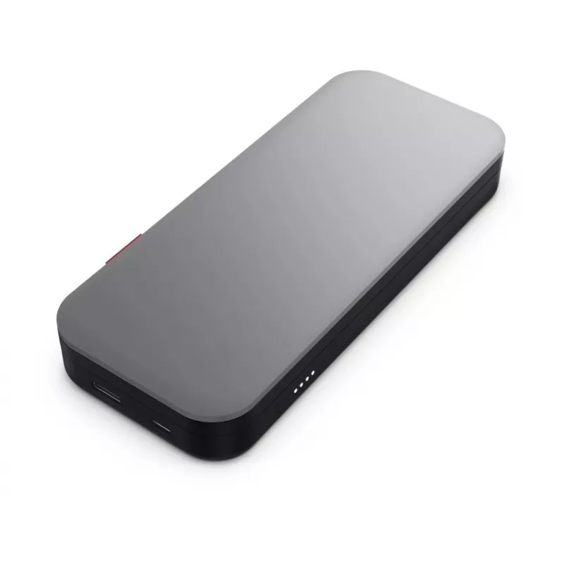 „Lenovo Go“ maitinimo bankas, ličio jonų, 20 000 mAh, juodai pilkas, USB A ir C tipo