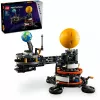 LEGO Technic Žemė ir Mėnulis Orbitėje Kosminiai Žaidimai Vaikams Nuo 10 Metų Saulės Sistemos Konstruktorius su Planetomis
