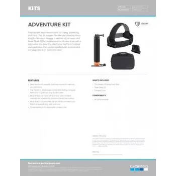 Adventure Kit 3.0 (fotoaparatas neįtrauktas)