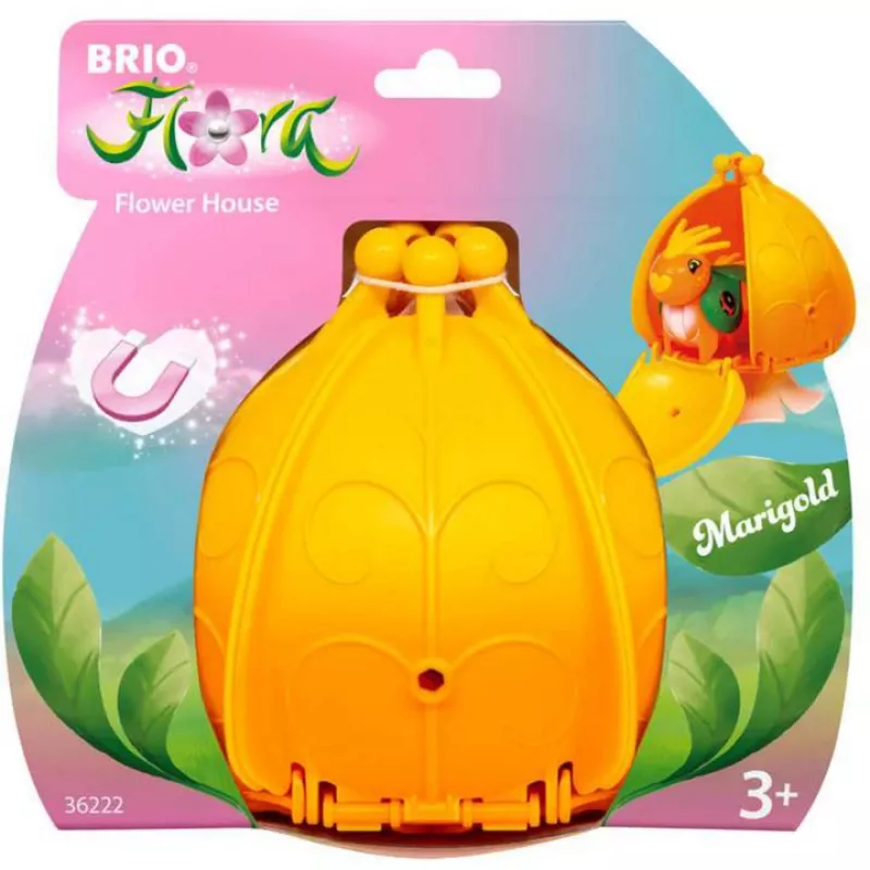Žaislų namelis BRIO Marigold Flower House žalias geltonas 36222