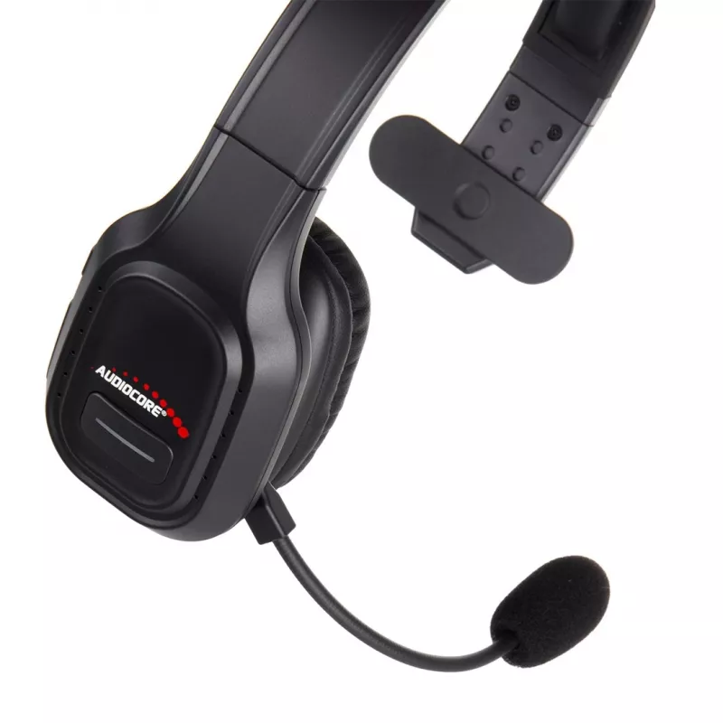 Audiocore 74452 Bluetooth ausinės su mikrofonu, triukšmo slopinimas, skambučiai, Call Center, Google Siri, biurui, belaidės