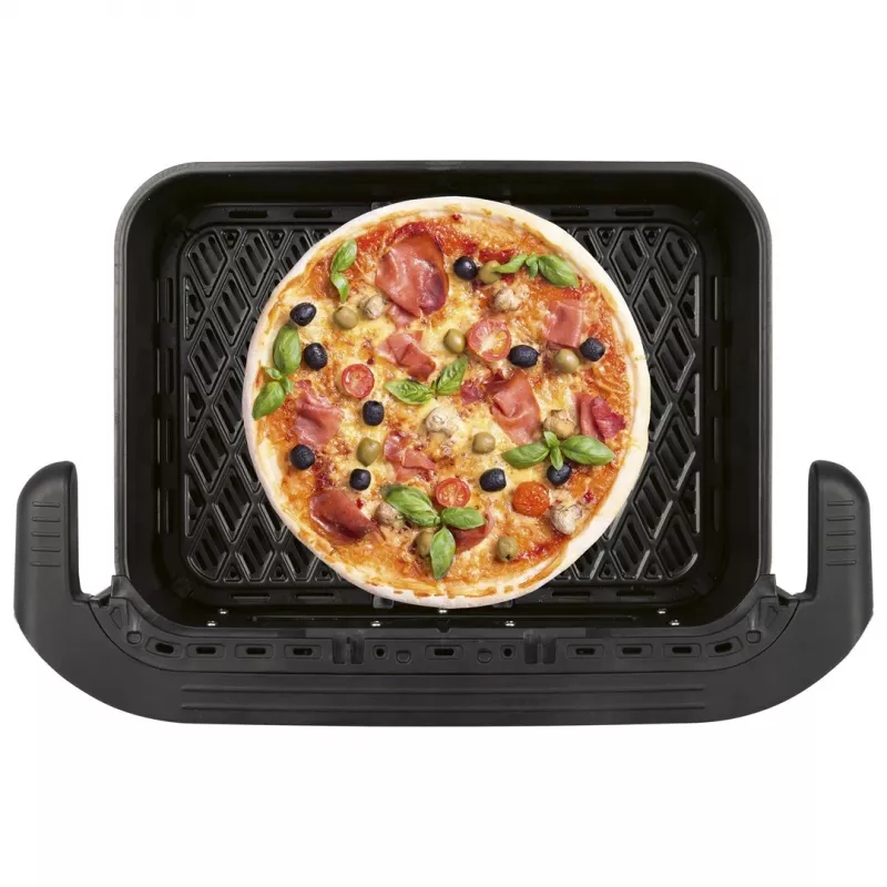 ProfiCook PC-FR 1313 H dviguba karšto oro gruzdintuvė, 10 L, 2400 W, juoda/nerūdijantis plienas