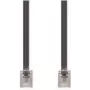 Telefono kabelis e+p T 11 3 m permatoma juoda