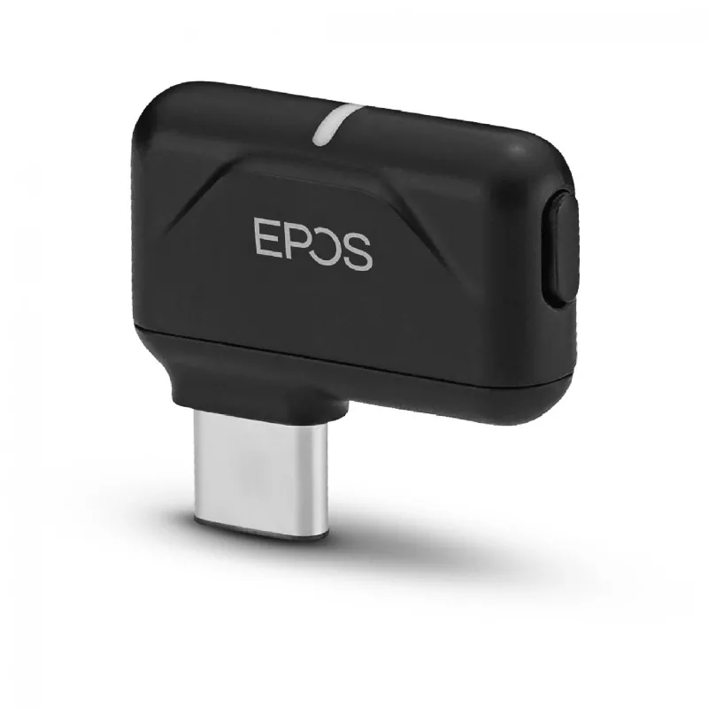 Ausinės EPOS ADAPT 660 USB-C — antausinės, laidinis ir belaidis (Bluetooth), 25 m veikimo nuotolis, 231 g, juodos