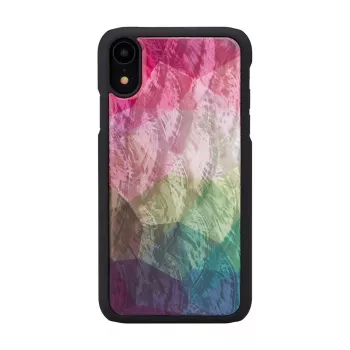 Išmaniojo telefono dėklas iKins, skirtas iPhone XR — vandens gėlių dizainas, juodas