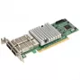 Supermicro tinklo kortelė dviejų prievadų QSFP28 100 Gbit LP CX-4 EN AOC-S100G-M2C viena