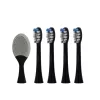 Dantų šepetėlio keičiamos galvutės No name LOVIO_SonicProtect PRO vidutinio kietumo šereliai 5 vnt. LVTB124BK-HM