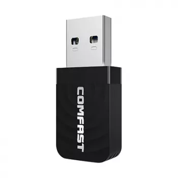 WiFi USB adapteris Comfast CF-812AC — dviejų dažnių 2,4 GHz / 5 GHz, iki 1300 Mbps