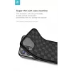 Apsauginis minkštas dėklas Devia Woven2, skirtas iPhone 11 Pro Max, austos tekstūros, juodas
