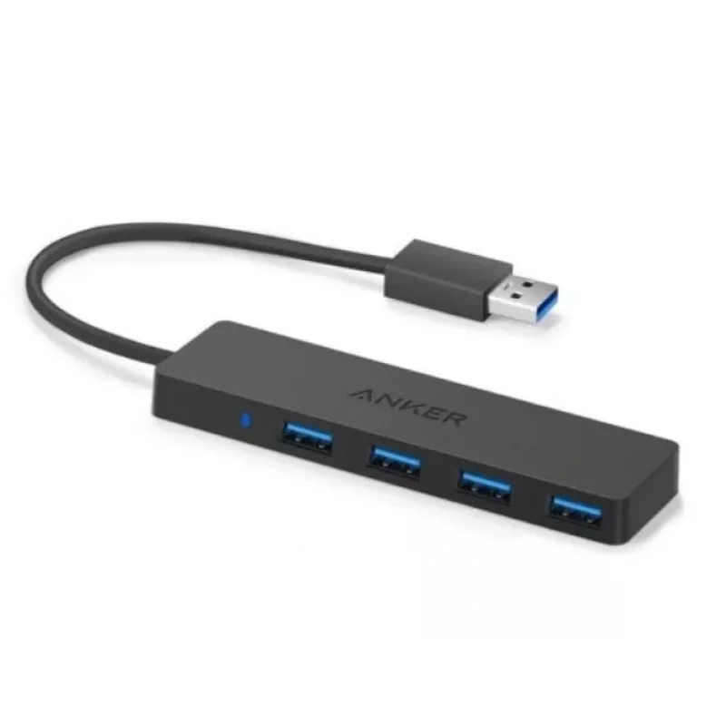 USB šakotuvas Anker Innovations A7516016 USB 3.2 Gen 1 Type-A 5000 Mbit/s Juoda