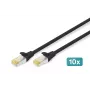 Tinklo kabelis Digitus CAT 6A S/FTP RJ-45 5 m juodas