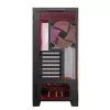 PC korpusas MODECOM Volcano SPACE APEX ARGB Midi Tower, grūdintas stiklas, USB-C, palaiko ATX/microATX/Mini-ITX, GPU iki 430 mm, CPU aušintuvas iki 180 mm