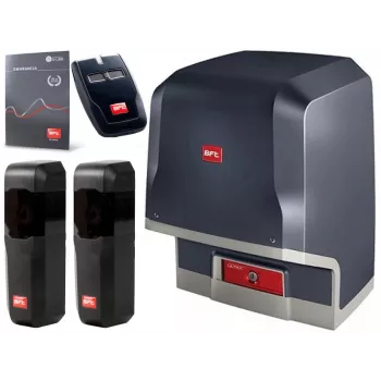 Stumdomų vartų automatizavimo rinkinys BFT ICARO ULTRA AC A2000, skirtas iki 2000 kg sveriantiems stumdomiems vartams