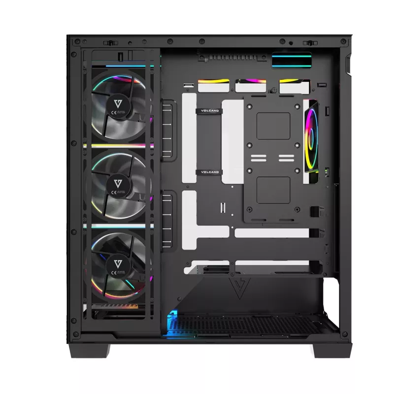 Modecom Volcano Stellar Plus ARGB Midi 8F Juoda