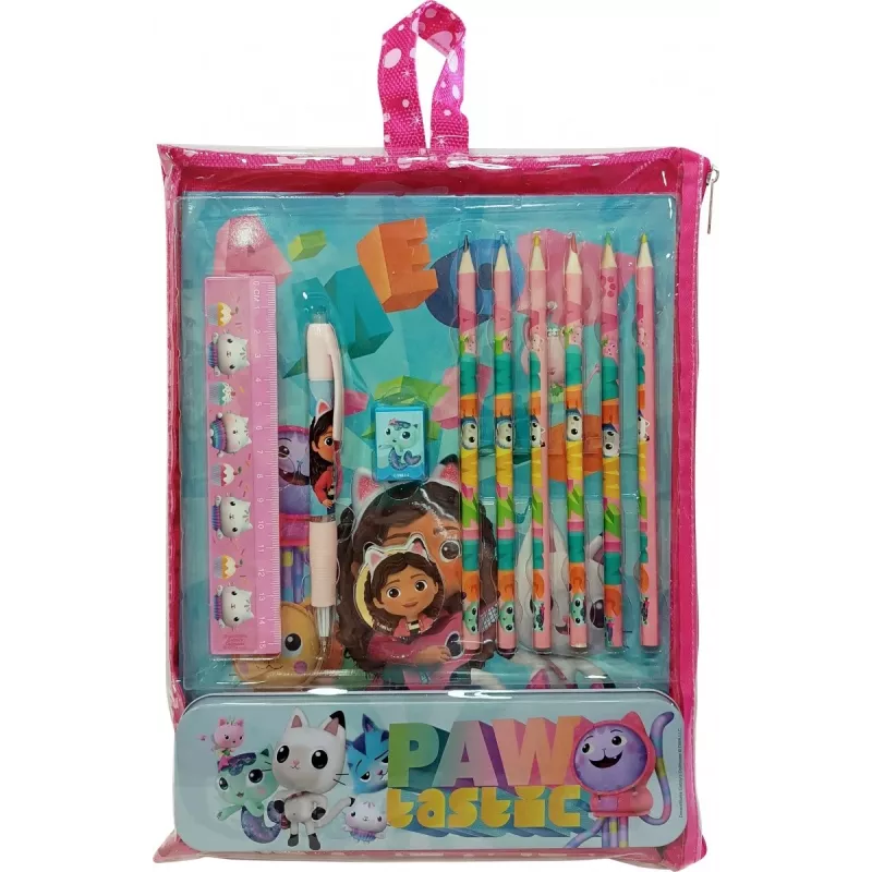 Raštinės reikmenų rinkinys 12 vnt. Gabby Dollhouse