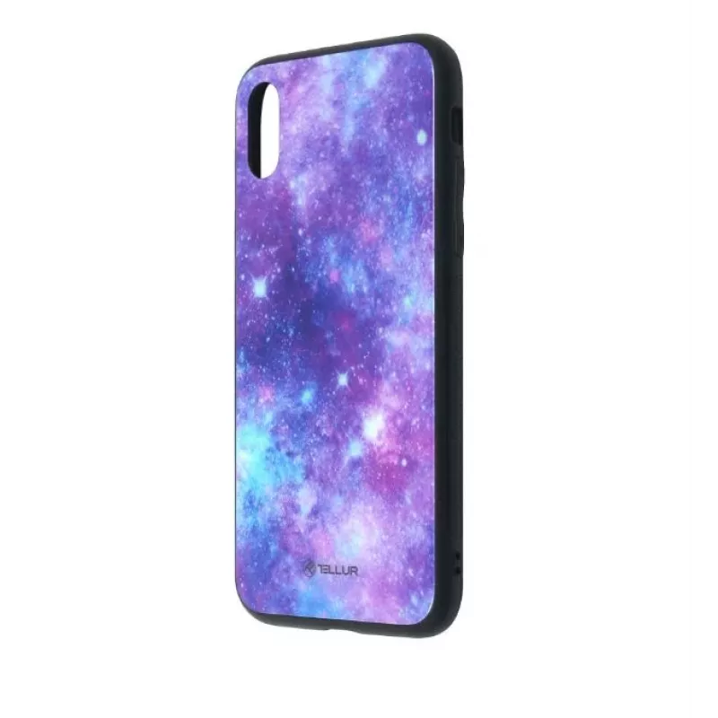 Ekrano apsauginis stiklas Tellur Cover Glass su spaudiniu, skirtas iPhone XS Max, su visatos raštu