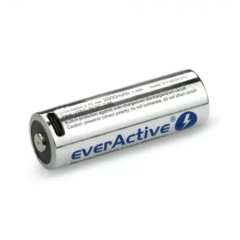 Baterijos elementas 18500 3,7V Li-ion 2100mAh su USB-C