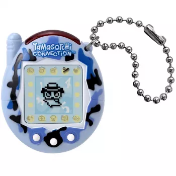 Virtuali nešiojama augintinio priemonė Bandai Tamagotchi Connection Wild Blue — mėlyna, pliušinė, įmontuotas ekranas, CR2032 baterija