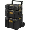 Įrankių laikymo dėžė DeWalt DWST83402-1, juoda/geltona, 554×500×1150 mm