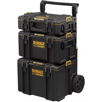 Įrankių laikymo dėžė DeWalt DWST83402-1, juoda/geltona, 554×500×1150 mm