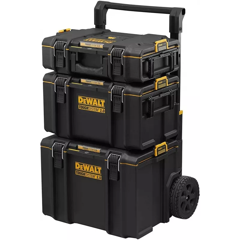 Įrankių laikymo dėžė DeWalt DWST83402-1, juoda/geltona, 554×500×1150 mm