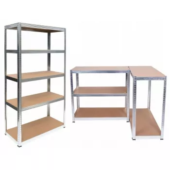Topeshop Sandėliavimo stelažas G9030 sodo įrankių laikiklis Pastatomas Cinkuotas plienas, MDF