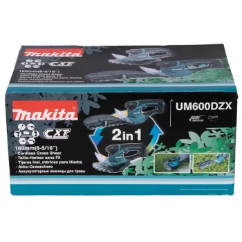 Makita UM600DZX belaidė žoliapjovė juoda,mėlyna 12 V