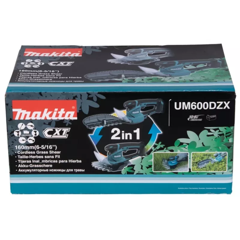 Makita UM600DZX belaidė žoliapjovė juoda,mėlyna 12 V