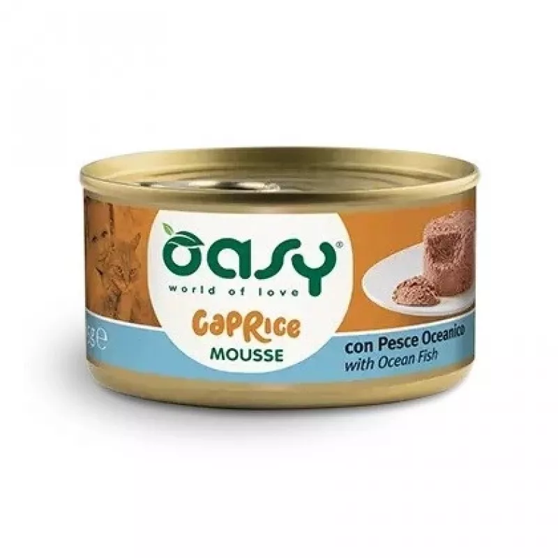Oasy Caprice Mousse su vandenyno žuvimi 85 g