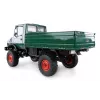 Nuotolinio valdymo automobilis Amewi Mercedes‑Benz Unimog 1:12 masteliu 4WD, žalias