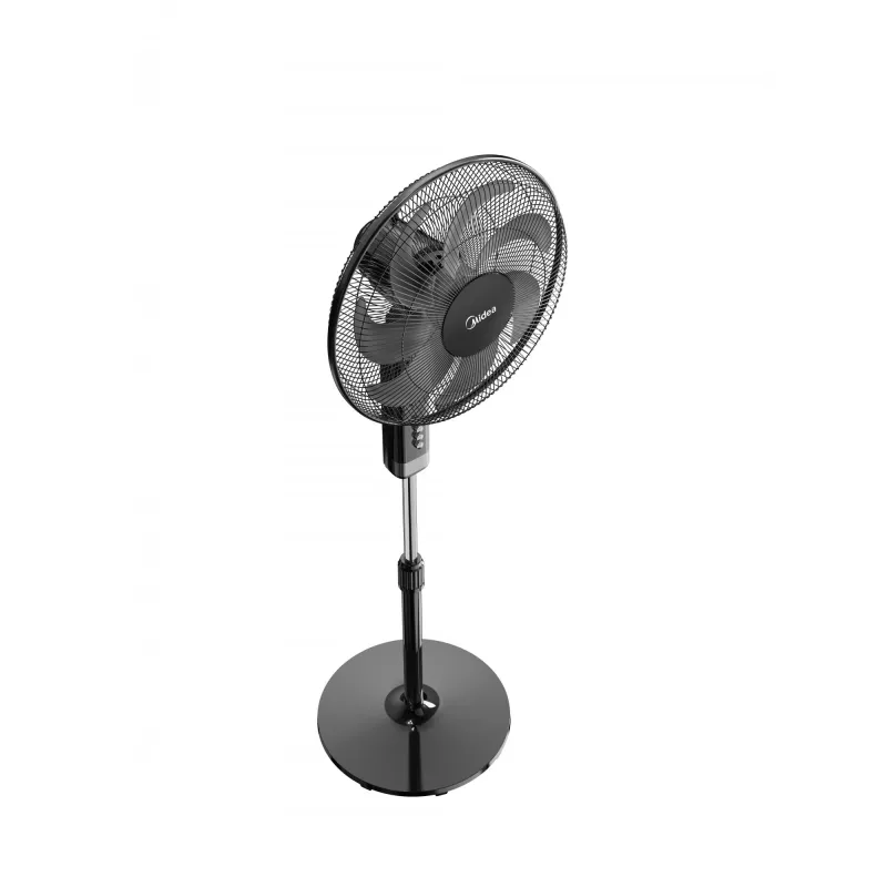 Ant grindų pastatomas ventiliatorius su mentėmis Midea FS40-23MT — 3 greičiai, laikmatis 2 val., 50 W, 220–240 V, baltas, 1300 mm aukštis