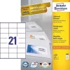 Avery 3481 lipnios etiketės stačiakampės nuolatinės baltos 2100 vnt.