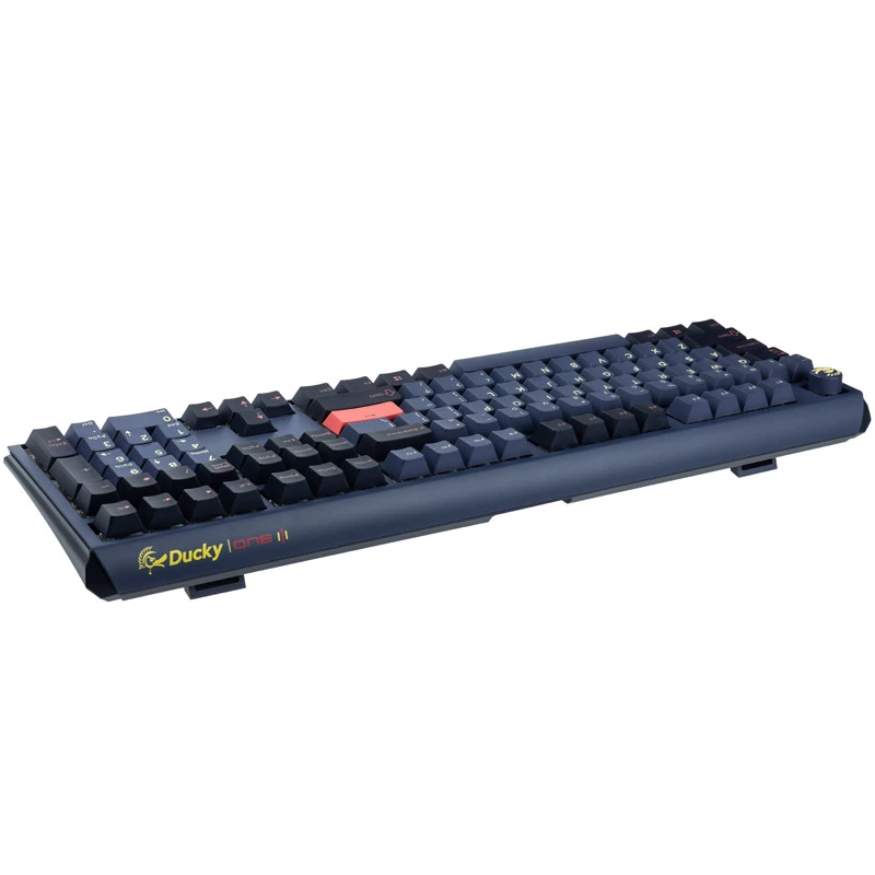 „Ducky One 3“ klaviatūra, žaidimų, USB, mėlyna