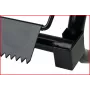 Sieninis laikiklis KS TOOLS 800.0160 popieriaus ritiniui — metalinis sieninis dozatorius