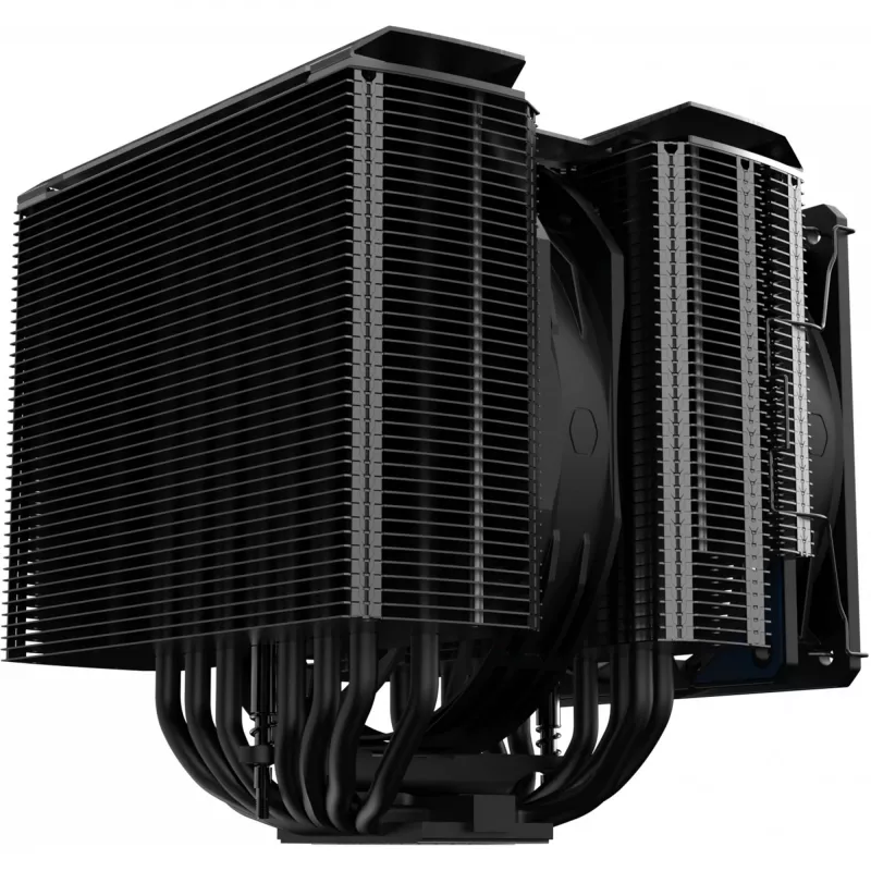 Cooler Master MasterAir MA824 Stealth procesoriaus oro aušintuvas 120/135 mm, juodas
