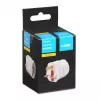 Maitinimo adapteris IBOX iaukeu tinklo įkroviklis su keičiamais UK (G tipo) ir EU (E tipo) kištukais, 100–240V 50/60Hz, 7.5A, baltas