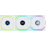 Lian Li UNI FAN SL Wireless LCD ARGB 120 mm baltas 3 vnt. rinkinys