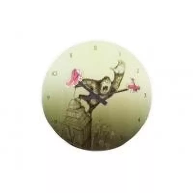 NeXtime klok 8633 King Kong, Ø43 cm, Sieninis, Žalia