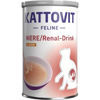 KATTOVIT Feline Niere Renal gėrimas - skanėstai katėms - 135 ml