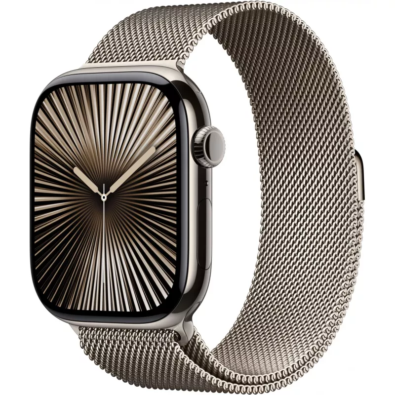 Apple Watch 10 46mm GPS+4G Titanium Milanaise M/L nature/natural