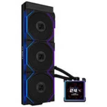 AiO skysčio aušintuvas lian li HydroShift II LCD-S 360mm su RGB ir LCD ekranu